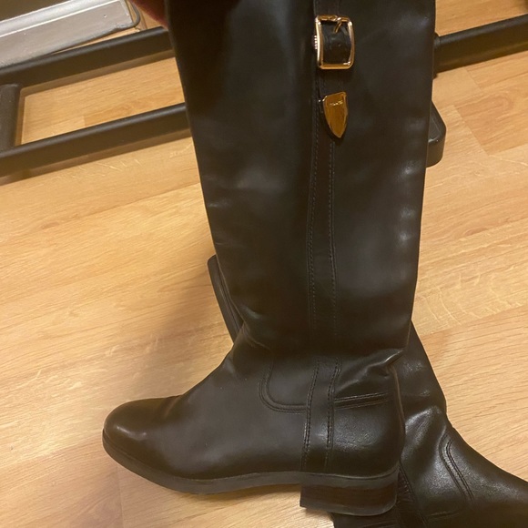 Coach Shoes Coach Black Leather Riding Boots Poshmark